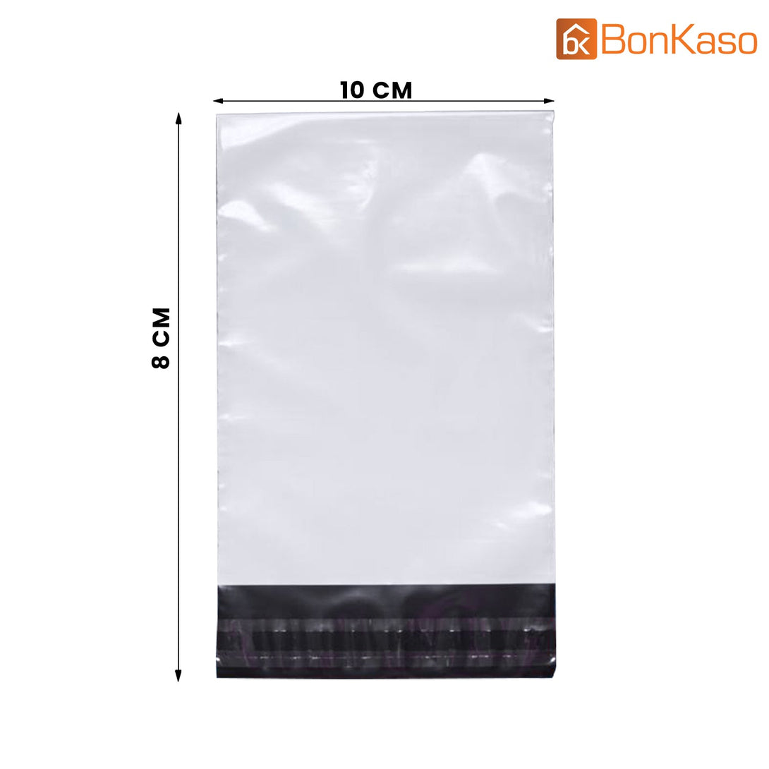 BonKaso 55 Microns Poly & Plastic Packaging Bags(Pack-50,Size 8x10)