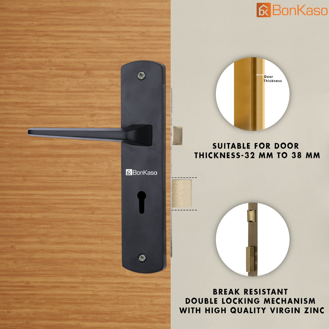 BonKaso KYGMC-1 Mortise Door Lock with Door Handle Set