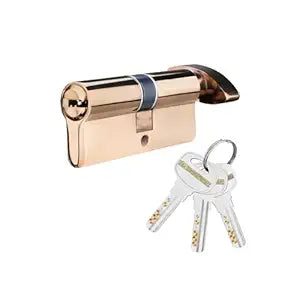 BonKaso Mortise Handle Lock (Rose Gold, 3 Keys)