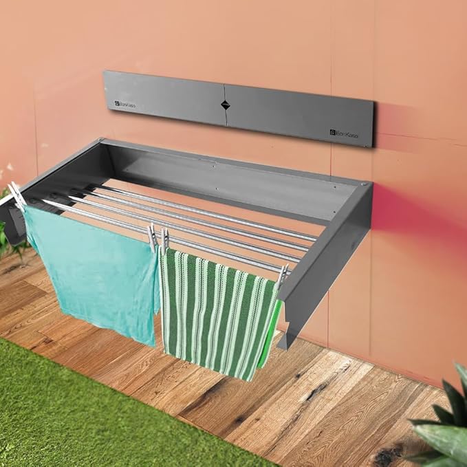 Cloth Dryer Wet Cloth Hanger Wall Mount Folding Cloth Drying Stand