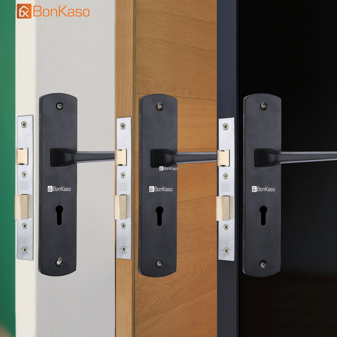 BonKaso KYGMC-1 Mortise Door Lock with Door Handle Set