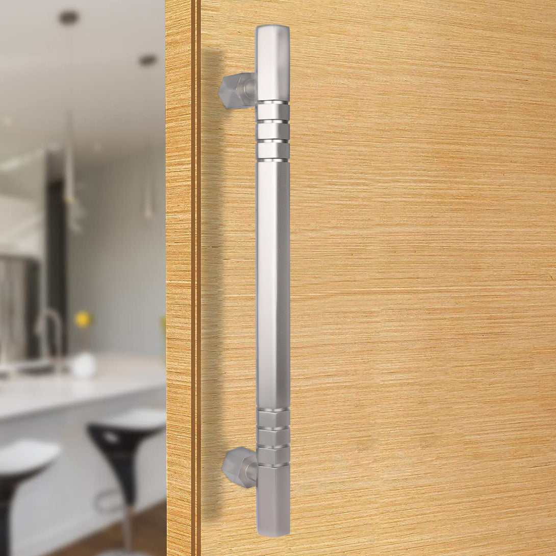 BonKaso FDH-2BL Door Handle in Aluminum Push Pull