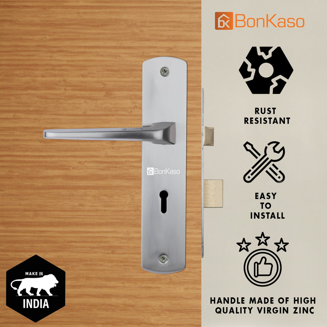 BonKaso KYGMC-1 Mortise Door Lock with Door Handle Set