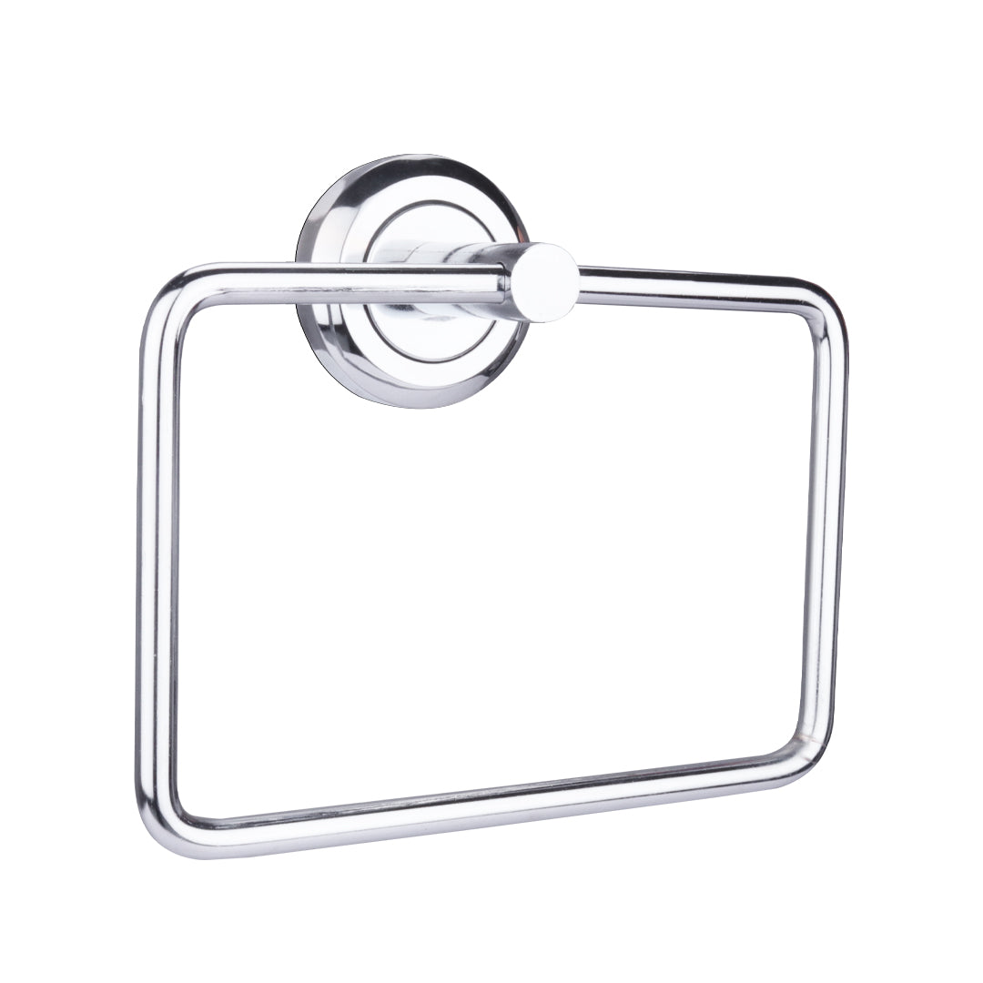 BonKaso FL-02 Towel Holder for Wash Basin Bathroom (Chrome Finish)