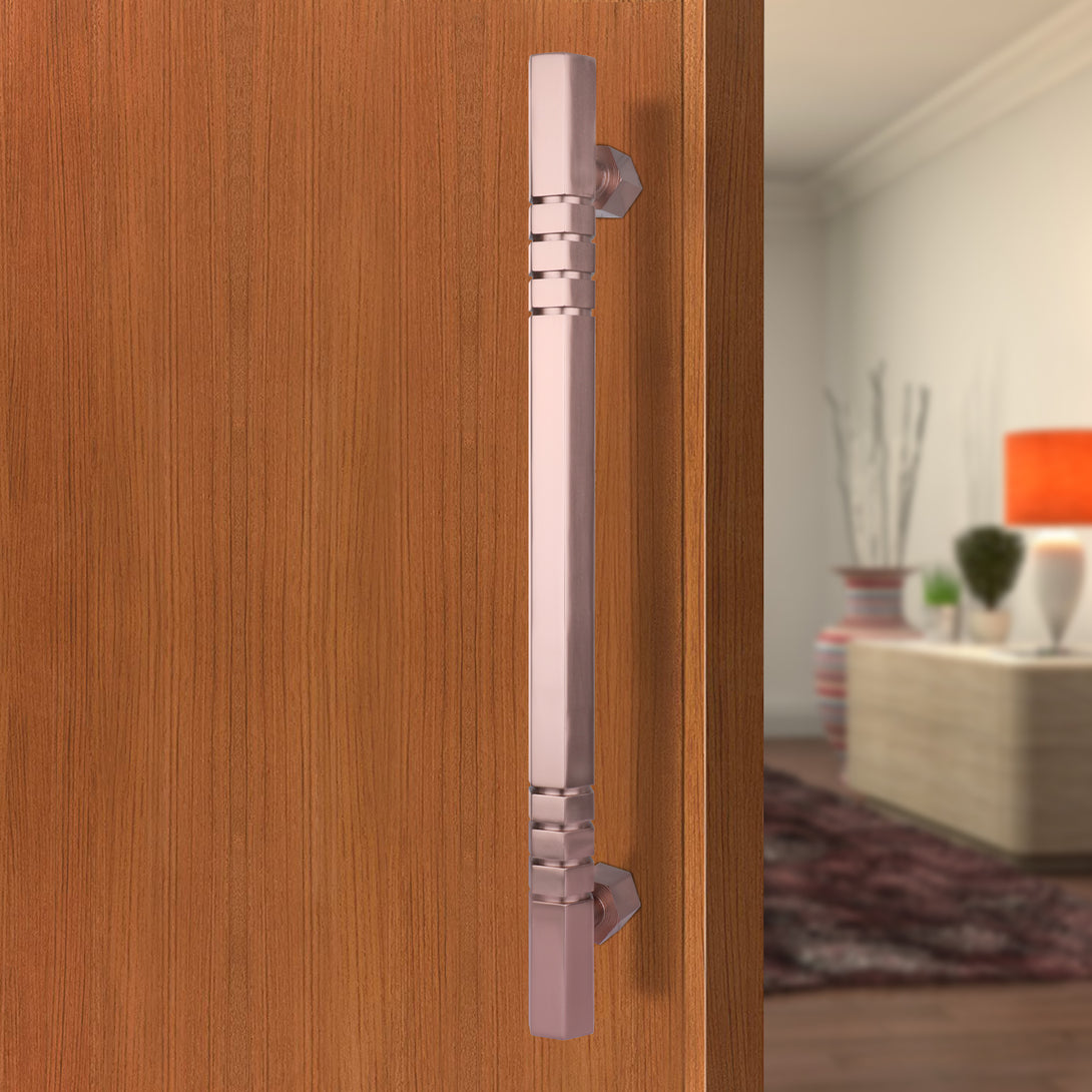 BonKaso FDH-2BL Door Handle in Aluminum Push Pull