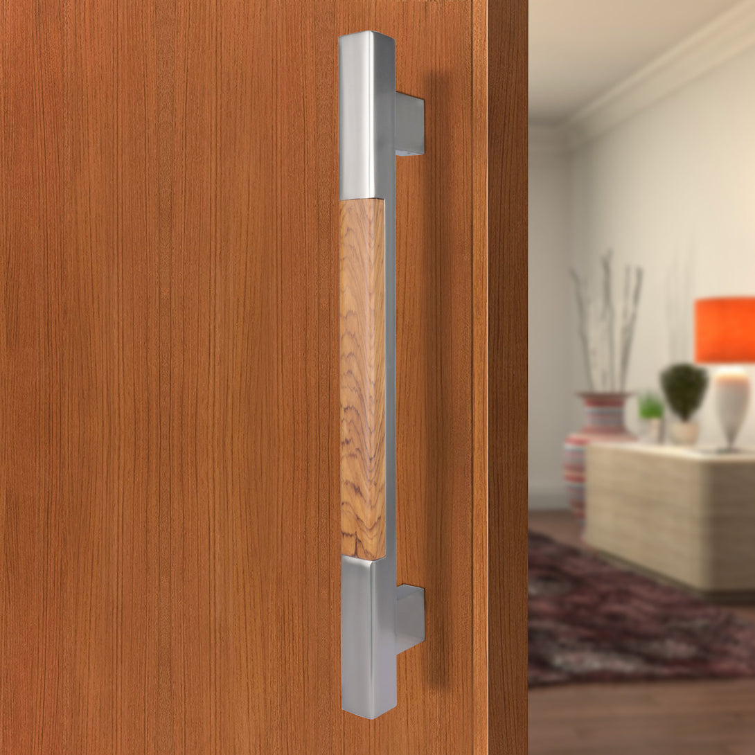 BonKaso FDH-3RG Door Handle in Aluminum Push Pull