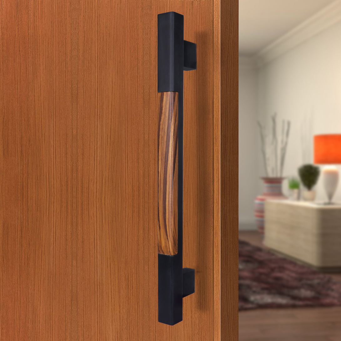 BonKaso FDH-3RG Door Handle in Aluminum Push Pull