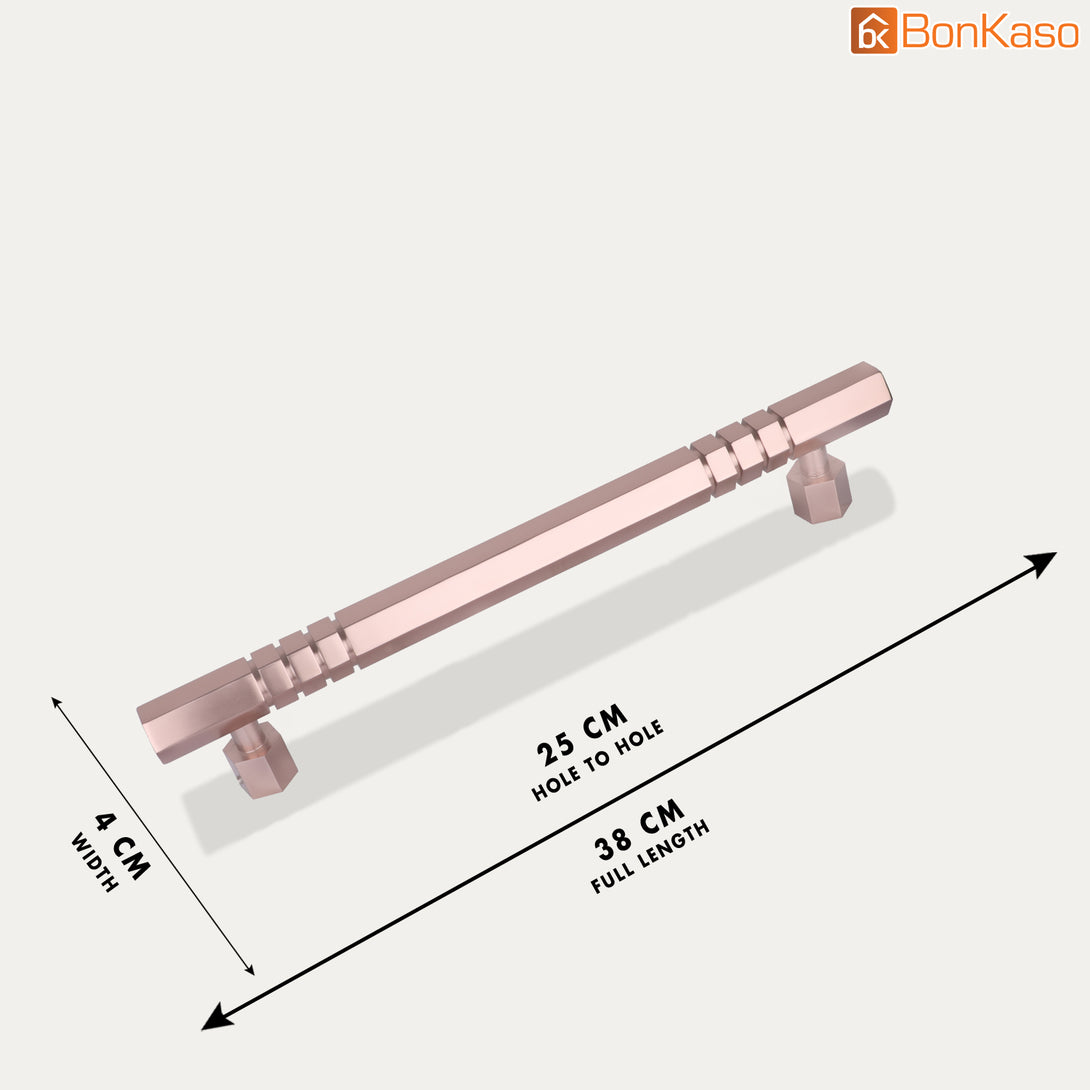 BonKaso FDH-2BL Door Handle in Aluminum Push Pull